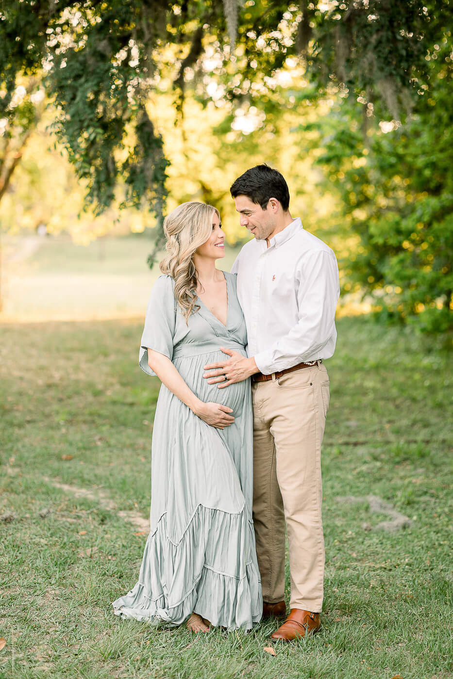 Houston Maternity Photographer sunset maternity image